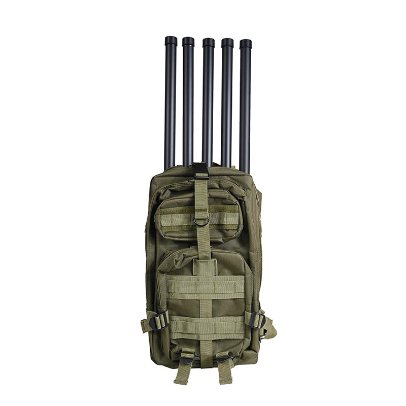 120 W 4 kanalų kuprinės stiliaus anti drone Jammer